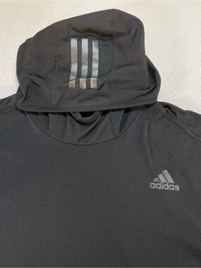 Adidas Unisex Climawarm Energy Running Pullover Hoodie Size Large